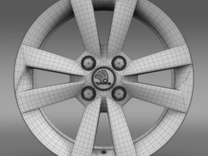 skoda sitigo  rim 3D Modell
