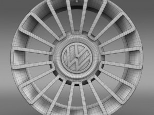 volkswagen up  rim 3D 模型