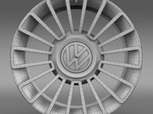 volkswagen up  rim 3D Model