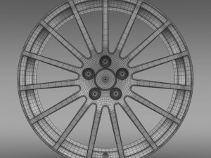 subaru brz sti rim 3D 모델