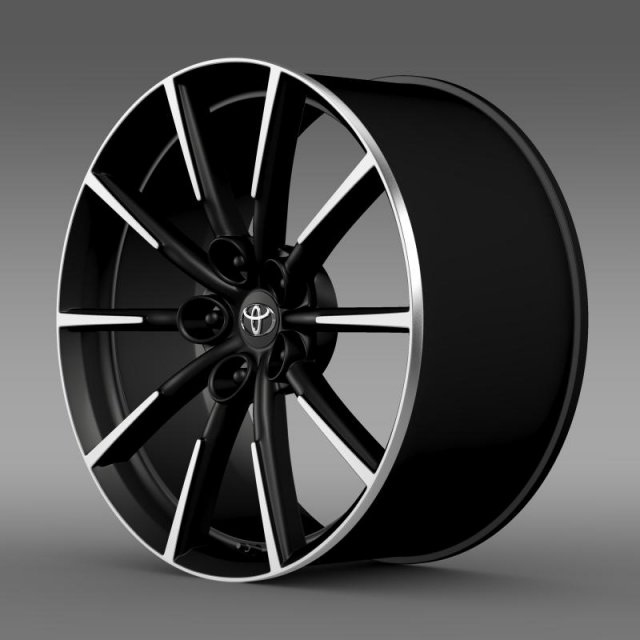 toyota 86 g rim 3D Model .c4d .max .obj .3ds .fbx .stl .blend 