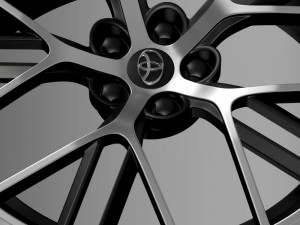 toyota gt 86 concept rim 3D Model