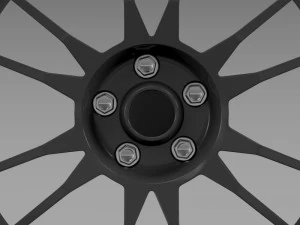 toyota gt 86 cup edition rim 3D Model