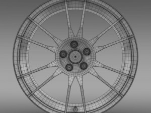 toyota gt 86 cup edition rim 3D-Modell