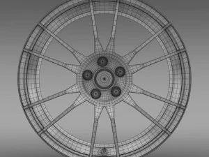 toyota gt 86 cup edition rim 3D Model