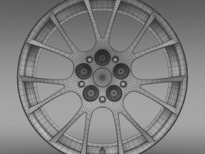 toyota gt 86 grmn rim 3D Model