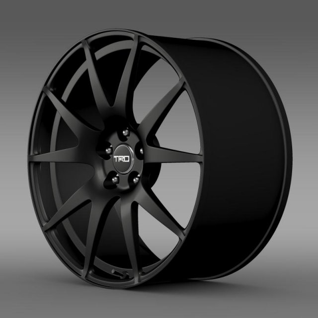 toyota gt 86 trd rim Modèle 3D .c4d .max .obj .3ds .fbx .stl .blend 