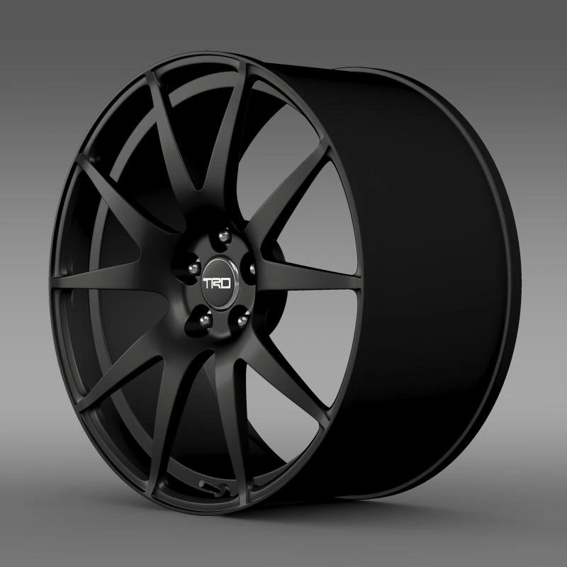 toyota gt 86 trd rim 3D Model .c4d .max .obj .3ds .fbx .stl .blend 