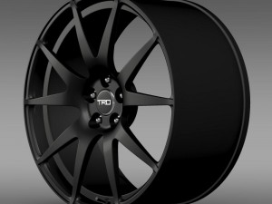 toyota gt 86 trd rim 3D 모델