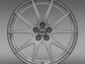 toyota gt 86 trd rim Modèle 3D