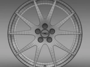 toyota gt 86 trd rim 3D Model