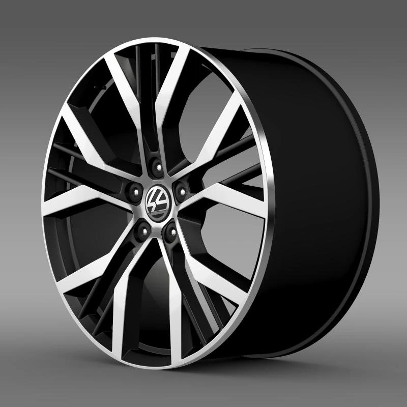 volkswagen golf gti rim 3D Model .c4d .max .obj .3ds .fbx .stl .blend 
