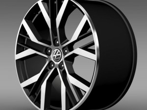 volkswagen golf gti rim 3D Model