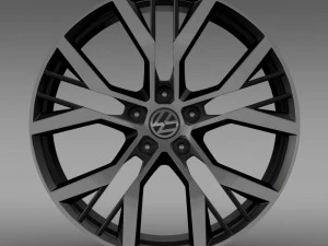 volkswagen golf gti rim 3D Model