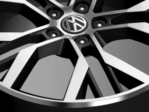 volkswagen golf gti rim Modelo 3D