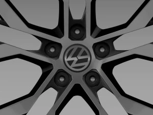 volkswagen golf gti rim 3D Model