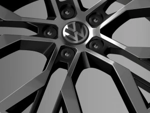 volkswagen golf gti rim 3D Model