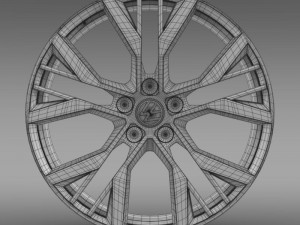 volkswagen golf gti rim Modelo 3D