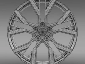 volkswagen golf gti rim 3D Model