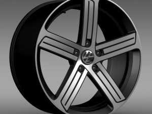 volkswagen golf r rim 3D-Modell