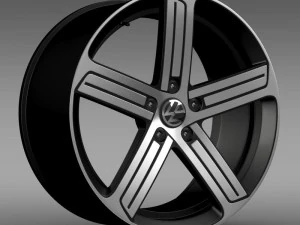 volkswagen golf r rim 3D Model