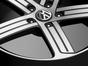 volkswagen golf r rim 3D Model