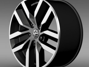 volkswagen golf s rim 3D Model