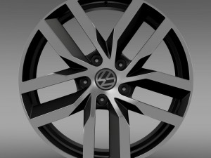volkswagen golf s rim Modelo 3D