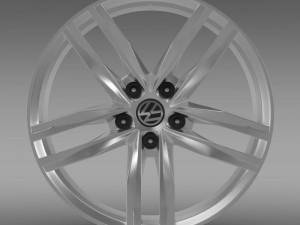 volkswagen golf tdi rim Modelo 3D