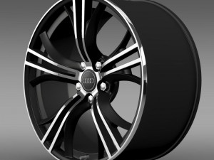 audi r8 exclusive rim 3D Model