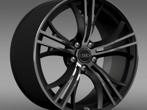 audi r8 exclusive rim 3D Model