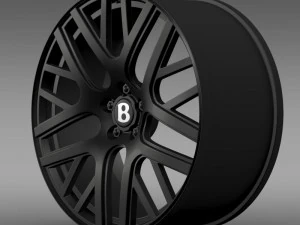 宾利欧陆 GT Speed 轮圈 3D 模型