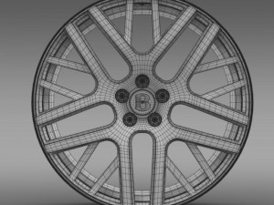 bentley continental gt speed rim 3D Model