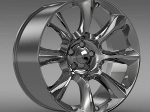 dodge challenger srt rim 3D Model