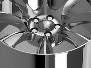dodge challenger srt rim Modèle 3D