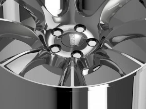 dodge challenger srt rim 3D Model