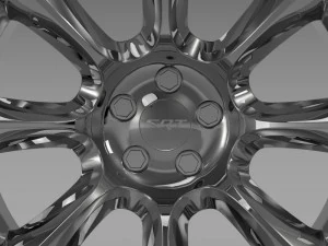 dodge challenger srt rim 3D Model