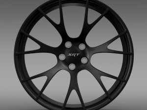 dodge challenger supercharged rim 3D Модель
