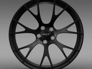 dodge challenger supercharged rim 3D Model
