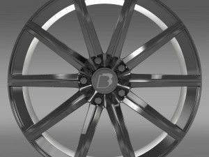 bb audi r8 v10 plus rim 3D Model