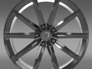 BB Audi R8 V10 плюс обод 3D Модель