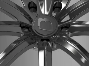 bb audi r8 v10 plus rim 3D Model