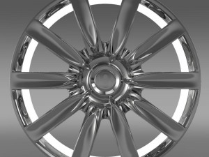bentley continental gt rim Modello 3D