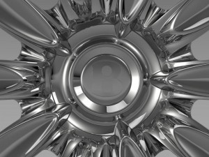 bentley continental gt rim Modello 3D