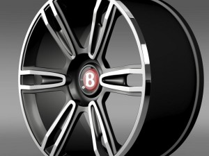bentley continental gt rim 3 3D Model