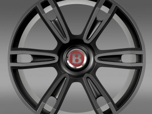 bentley continental gt rim 3 Modello 3D