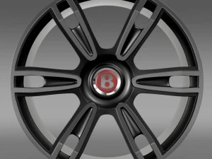 bentley continental gt rim 3 3D Model