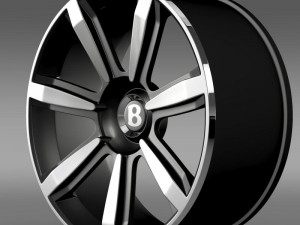 bentley continental gt rim2 3D Model