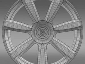 bentley continental gt rim2 3D Модель