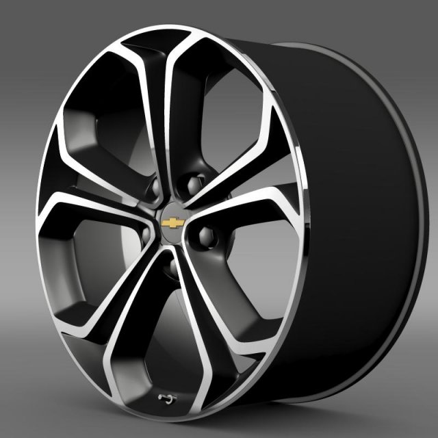chevrolet volt z spec concept rim 3D Модель .c4d .max .obj .3ds .fbx .stl .blend 